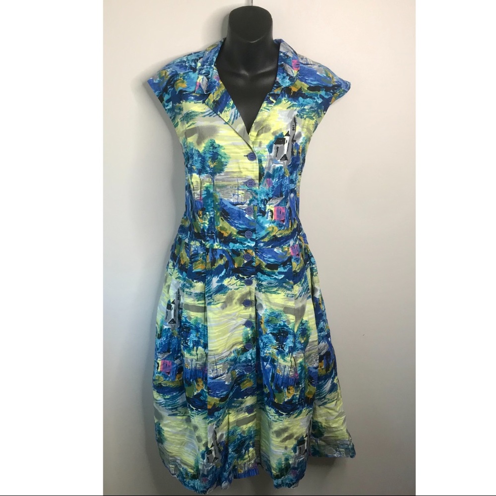Nwt Emily and fin bake shop browsing midi dress